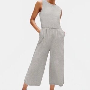 Eileen Fisher Light Gray Sleeveless Jumpsuit. Beyond comfy!!